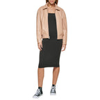 Levi's Women's Faux Leather Bomber With Laydown Collar