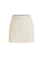 CIDER Mini Skirt High Waist Split Party Basic A Line Skirt