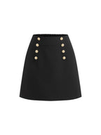 CIDER Mini Skirt High Waist Split Party Basic A Line Skirt