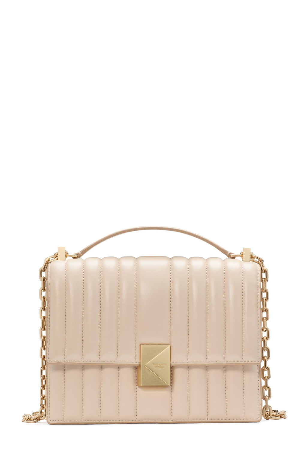 kate spade new york Women's Deco Leather Flap Chain Crossbody