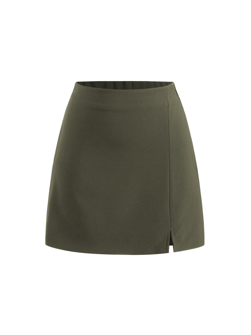 CIDER Mini Skirt High Waist Split Party Basic A Line Skirt