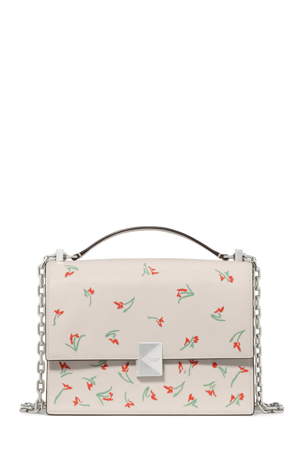 kate spade new york Women's Deco Leather Flap Chain Crossbody