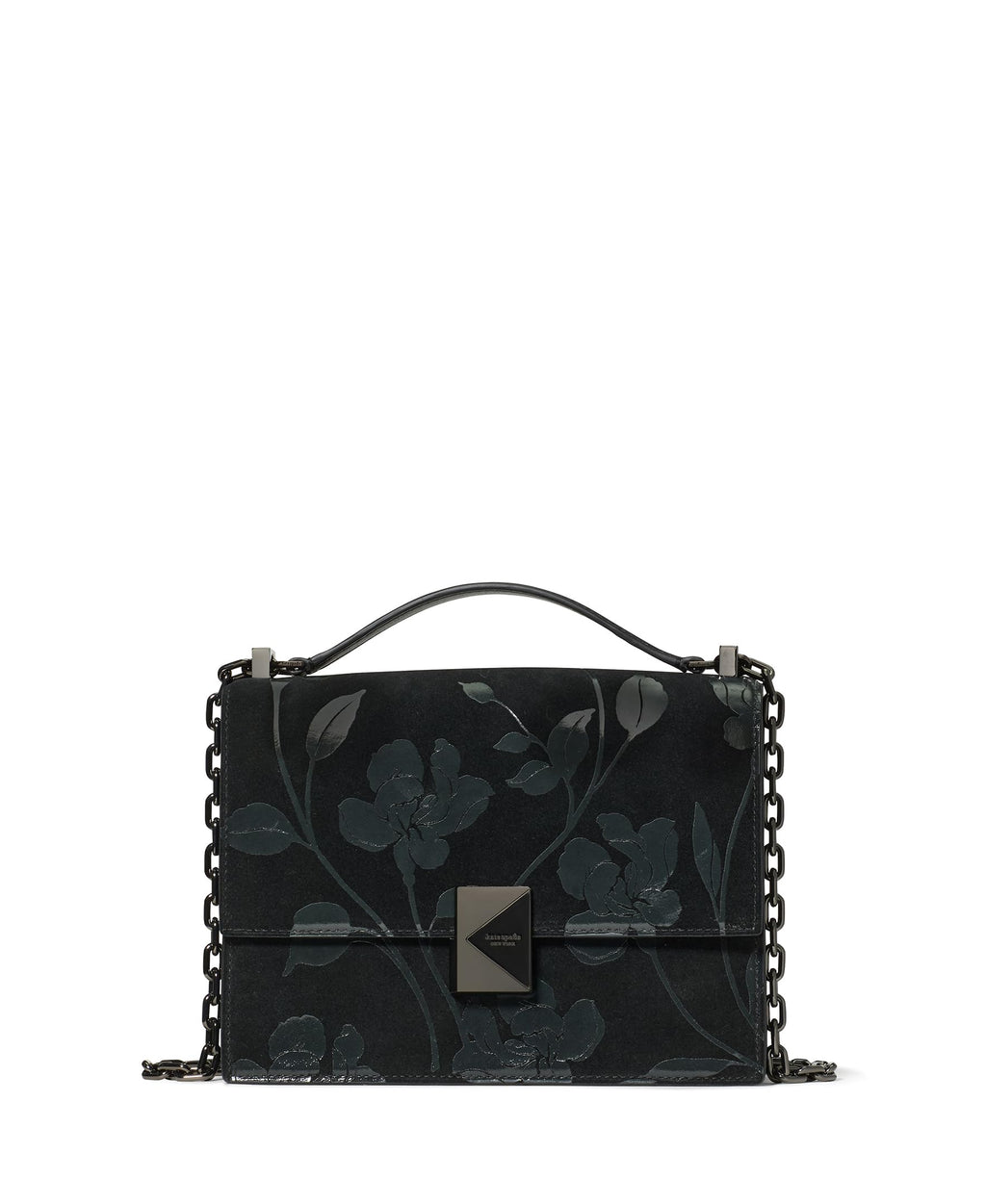 kate spade new york Women's Deco Leather Flap Chain Crossbody