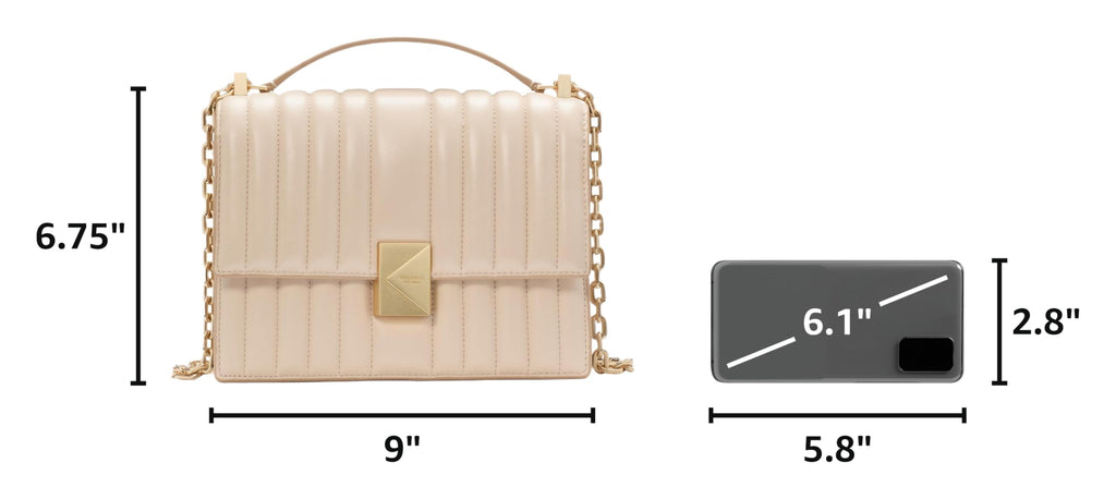 kate spade new york Women's Deco Leather Flap Chain Crossbody