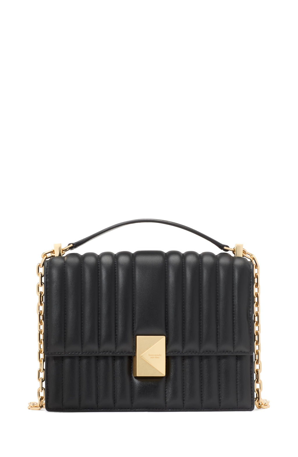 kate spade new york Women's Deco Leather Flap Chain Crossbody