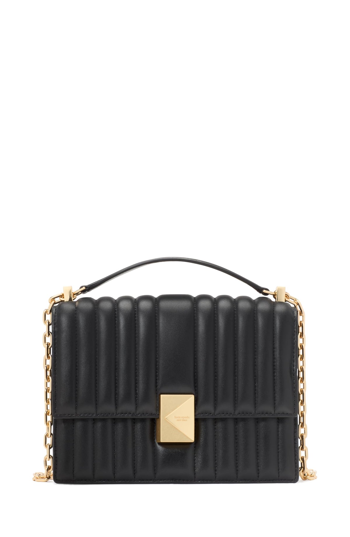 kate spade new york Women's Deco Leather Flap Chain Crossbody