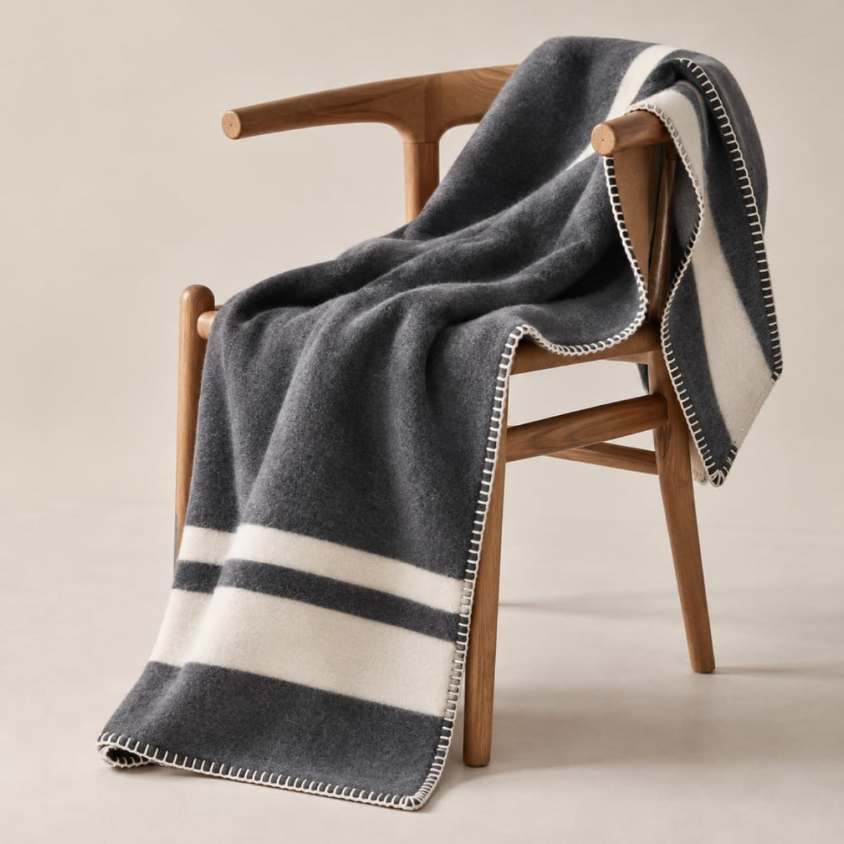 Preston Lane Highrise Throw Blanket, 50 x 70 in, Soft Cotton Blend - Camel