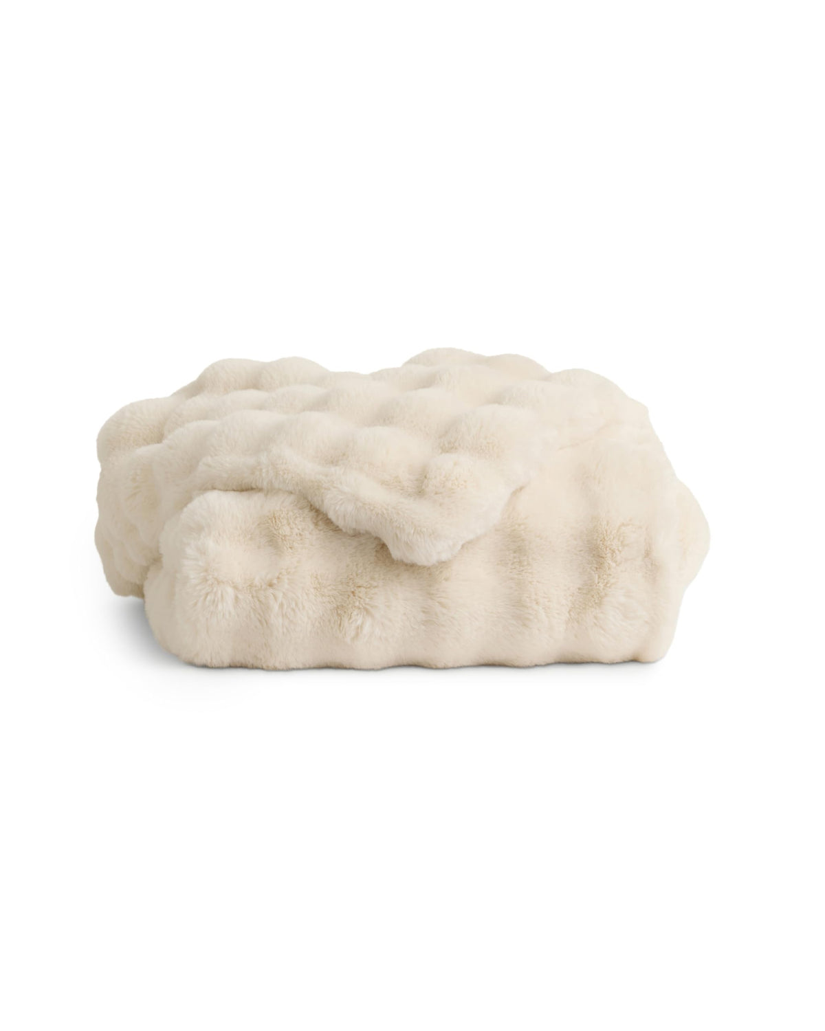 Cozy Earth Bubble Cuddle Blanket, Faux Fur Ultra-Soft Luxury Throw Blanket