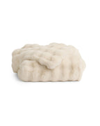 Cozy Earth Bubble Cuddle Blanket, Faux Fur Ultra-Soft Luxury Throw Blanket