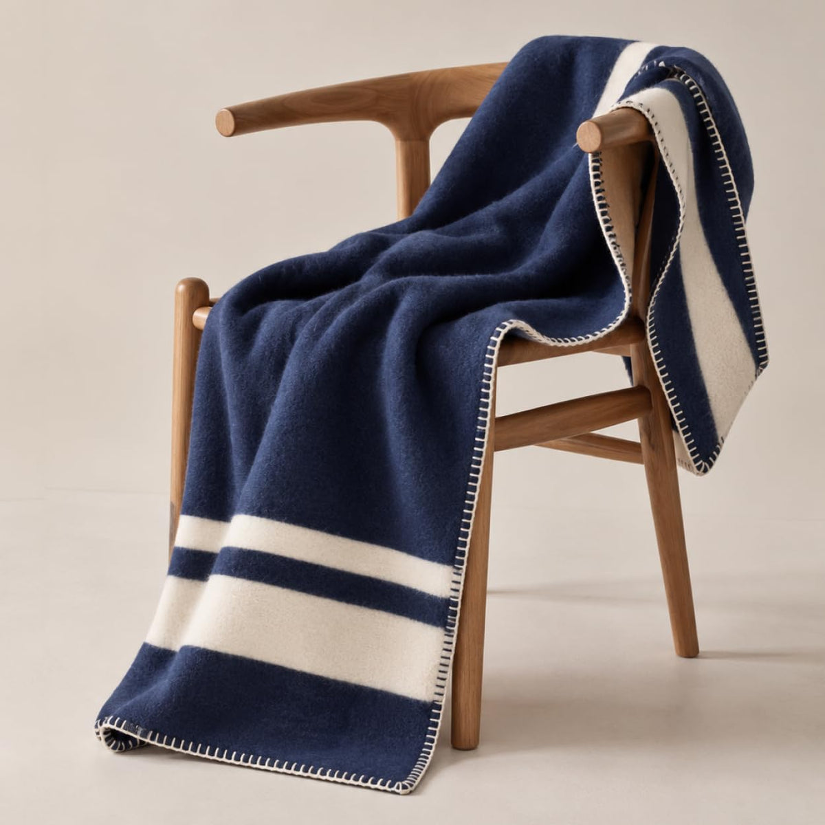 Preston Lane Highrise Throw Blanket, 50 x 70 in, Soft Cotton Blend - Camel