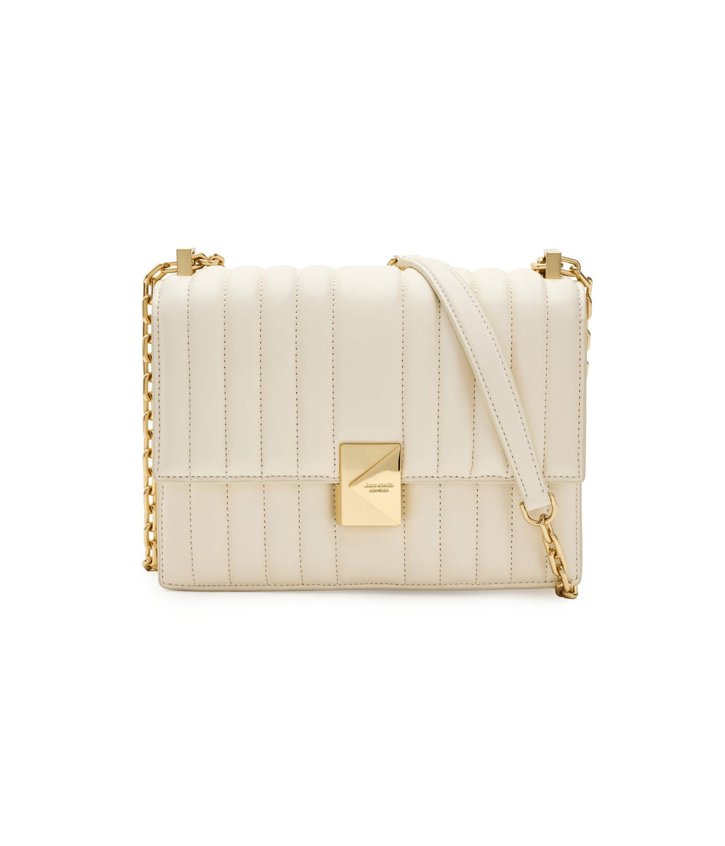 kate spade new york Women's Deco Leather Flap Chain Crossbody
