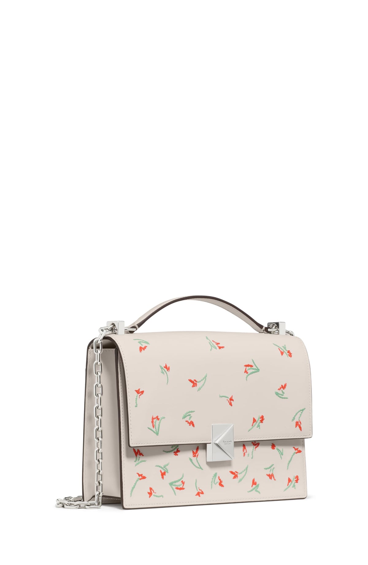 kate spade new york Women's Deco Leather Flap Chain Crossbody