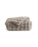 Cozy Earth Bubble Cuddle Blanket, Faux Fur Ultra-Soft Luxury Throw Blanket