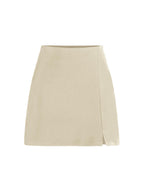 CIDER Mini Skirt High Waist Split Party Basic A Line Skirt