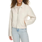 Levi's Women's Faux Leather Bomber With Laydown Collar