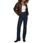Levi's Women's Faux Leather Bomber With Laydown Collar
