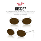 Ray-Ban Rb3767 Oval Sunglasses for Men for Women