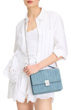 kate spade new york Women's Deco Leather Flap Chain Crossbody
