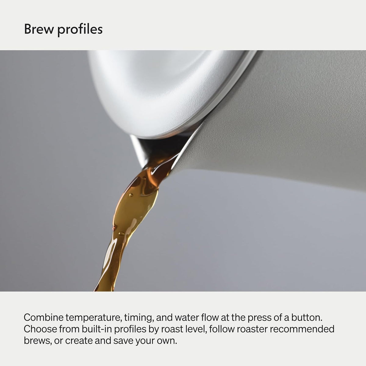 Fellow Aiden Precision Smart Drip Coffee Maker, 1-10 Cup, Thermal Carafe