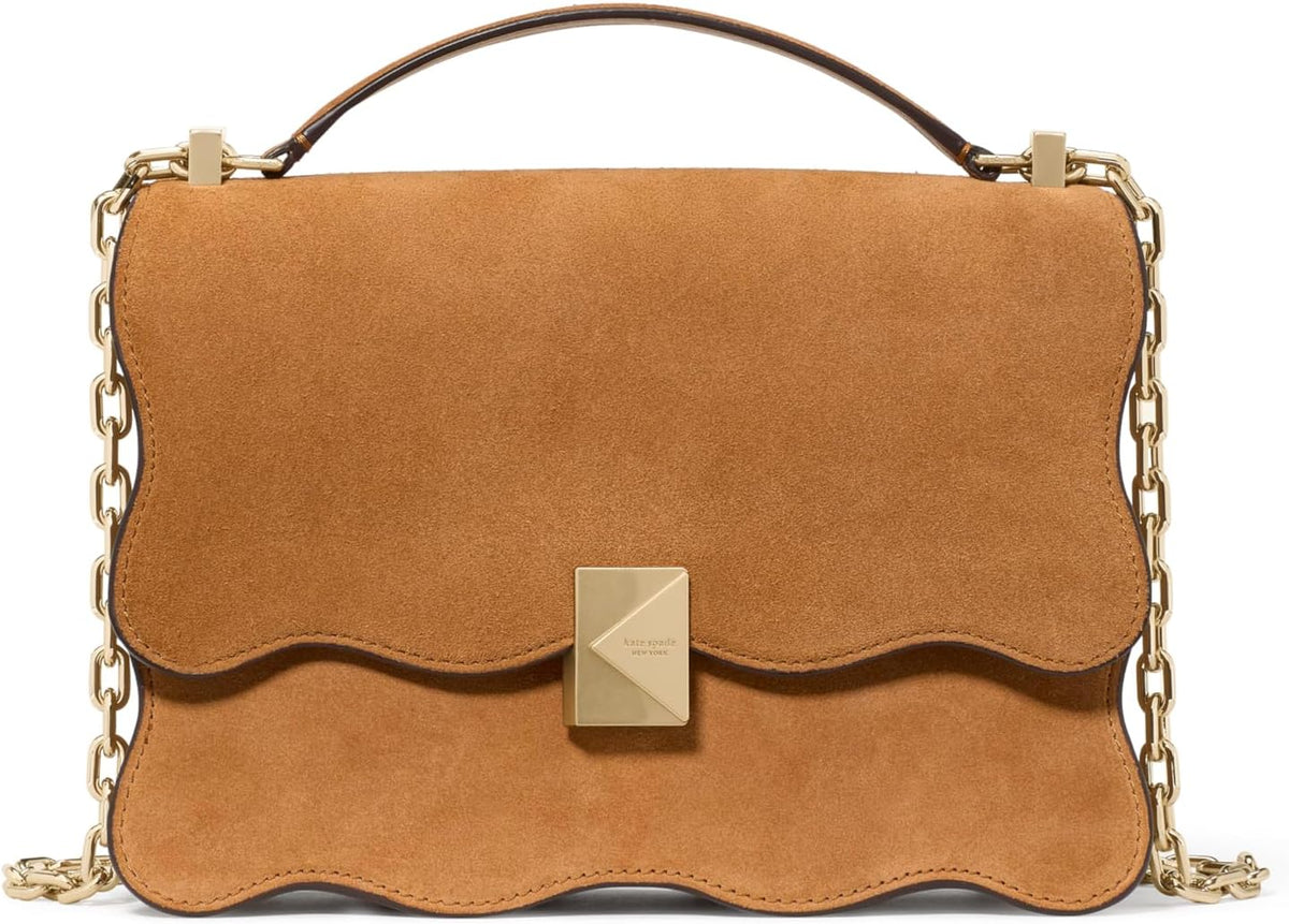 kate spade new york Women's Deco Leather Flap Chain Crossbody