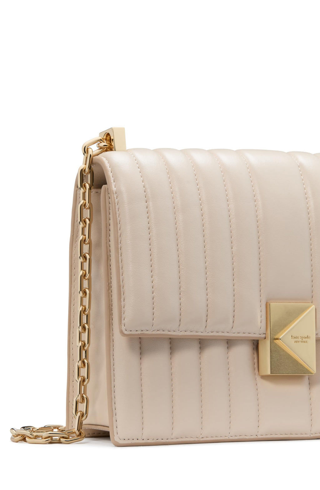 kate spade new york Women's Deco Leather Flap Chain Crossbody