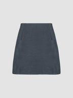 CIDER Mini Skirt High Waist Split Party Basic A Line Skirt