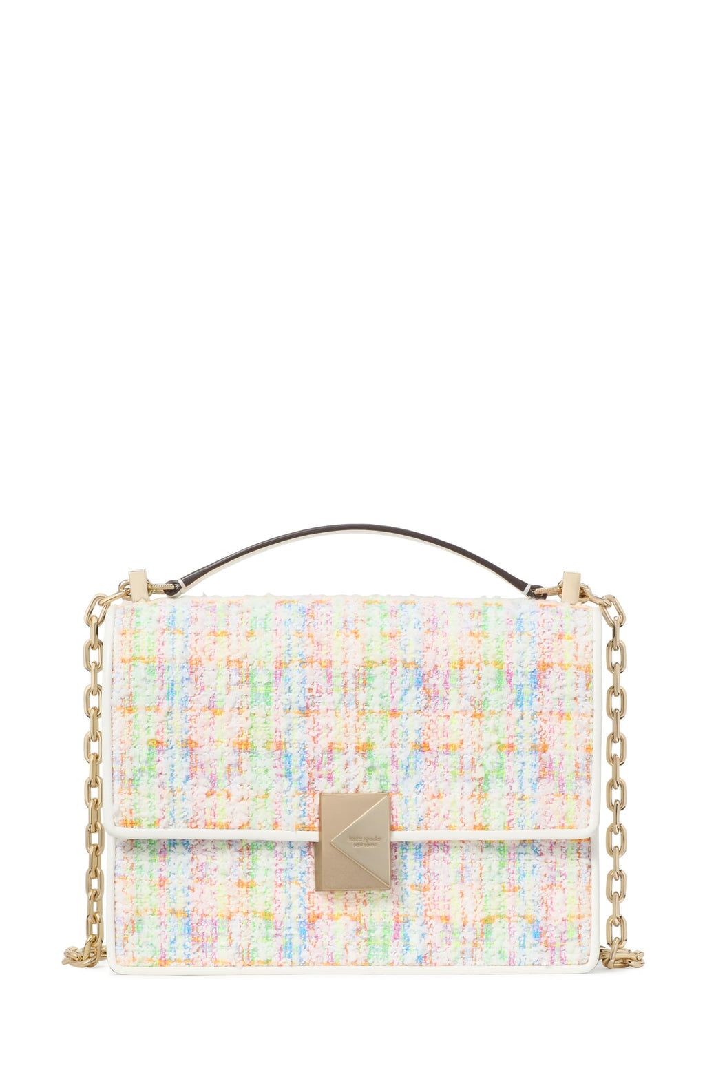 kate spade new york Women's Deco Leather Flap Chain Crossbody