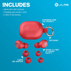 JLab JBuds Mini Tones True Wireless Earbuds, Bluetooth Multipoint, 4625 W