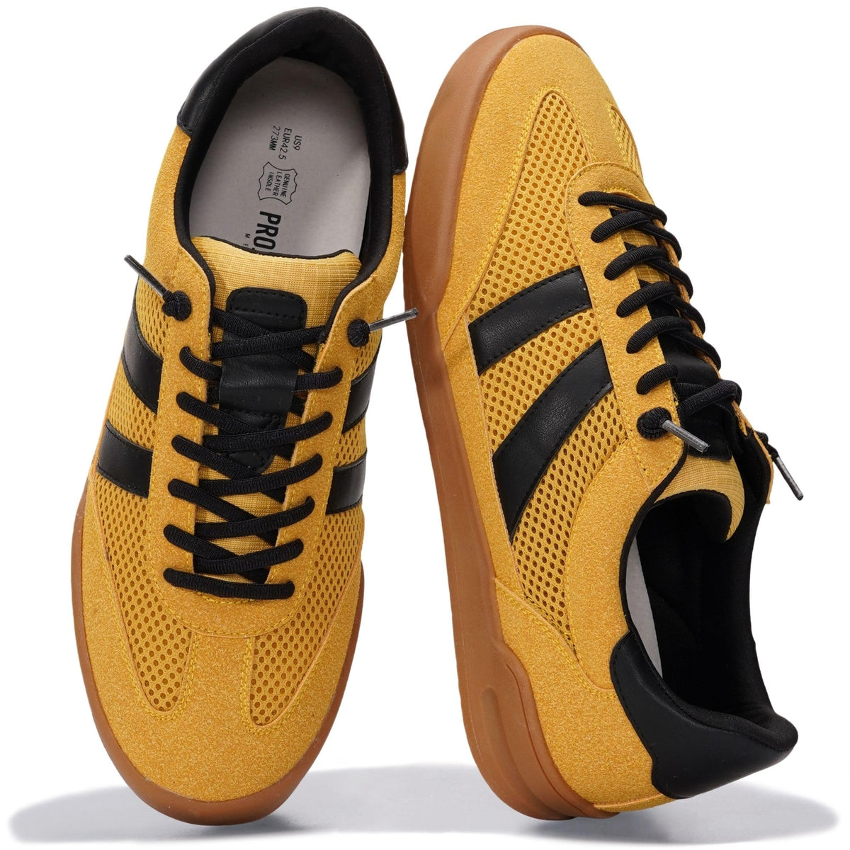 Project Cloud 100% Genuine Leather Sneakers for Men Easy Slip-on Mens Shoes