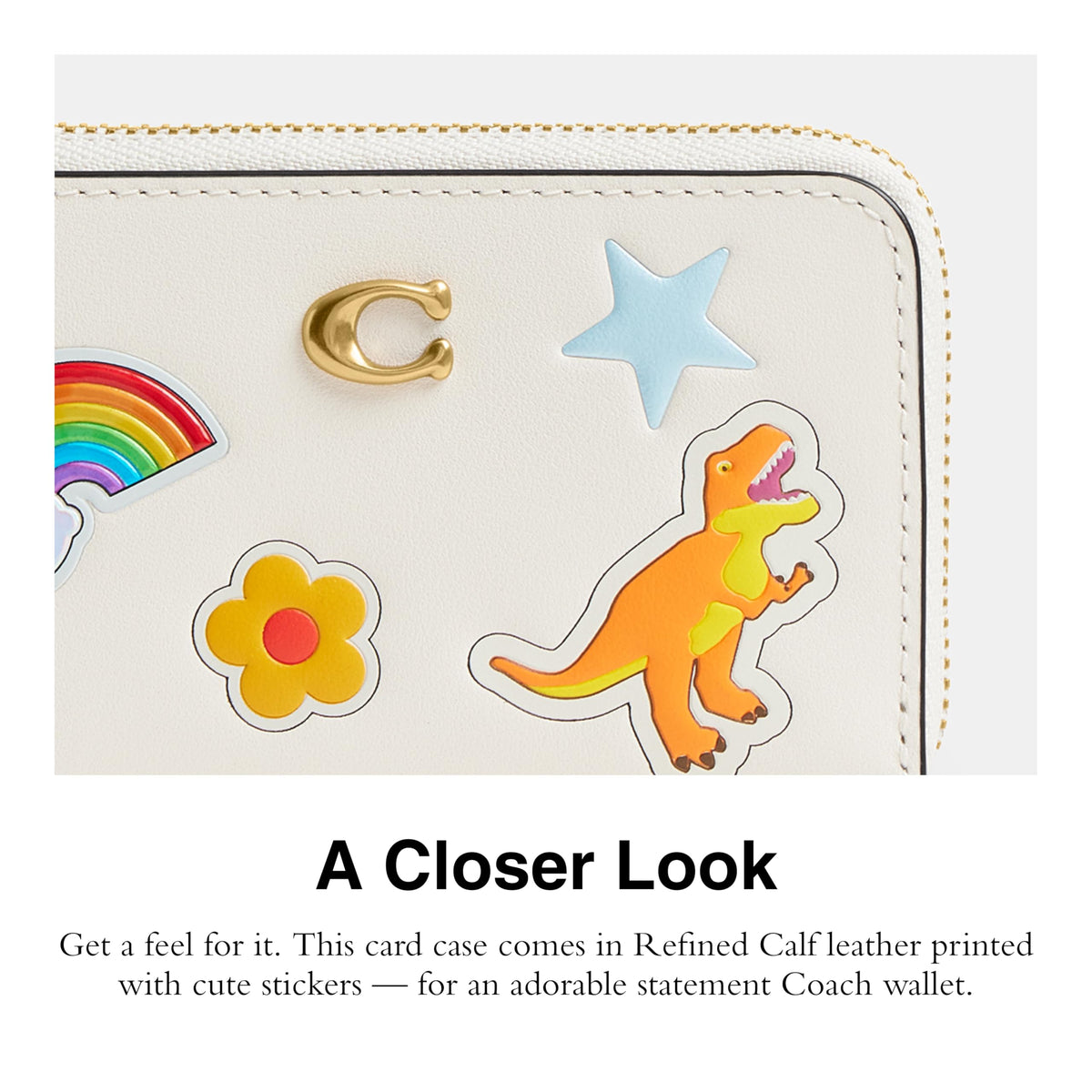 Coach Women's Crystal Signature Jacquard Essential Small Card Case, Mushroom, One Size