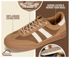 Project Cloud 100% Genuine Leather Sneakers for Men Easy Slip-on Mens Shoes