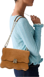 kate spade new york Women's Deco Leather Flap Chain Crossbody
