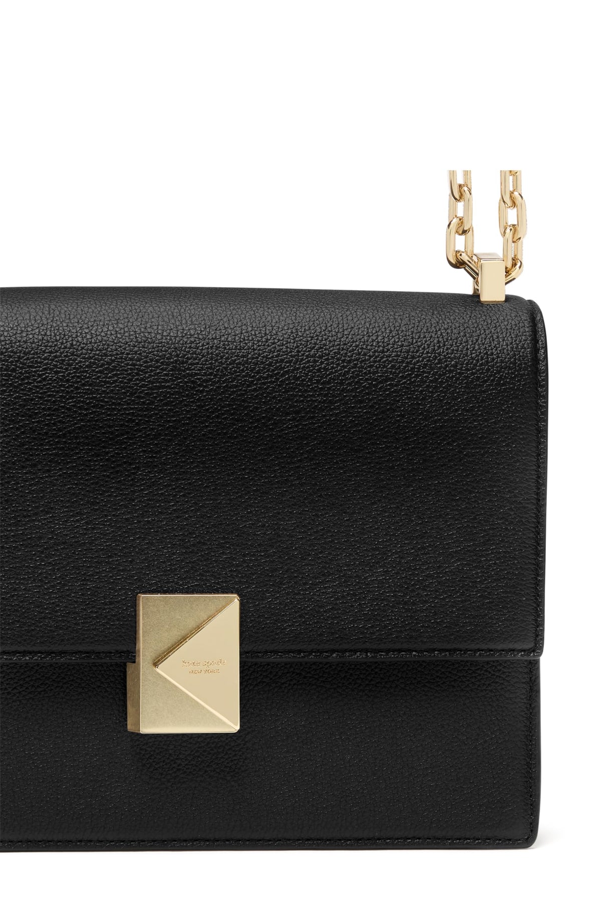kate spade new york Women's Deco Leather Flap Chain Crossbody
