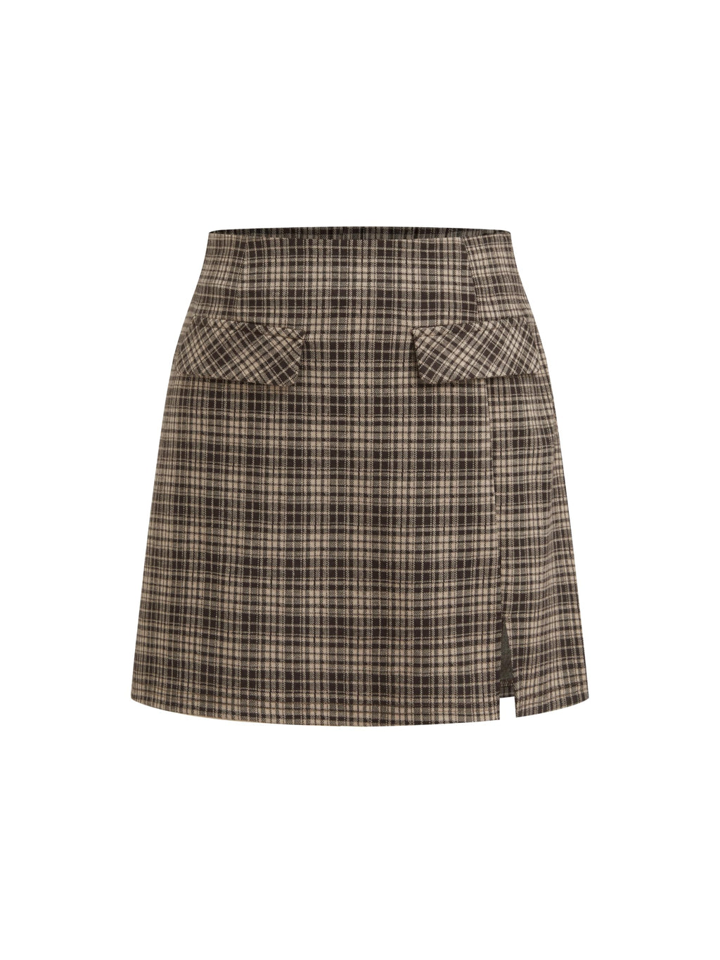 CIDER Mini Skirt High Waist Split Party Basic A Line Skirt