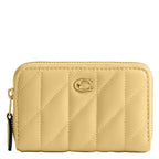 Coach Women's Crystal Signature Jacquard Essential Small Card Case, Mushroom, One Size