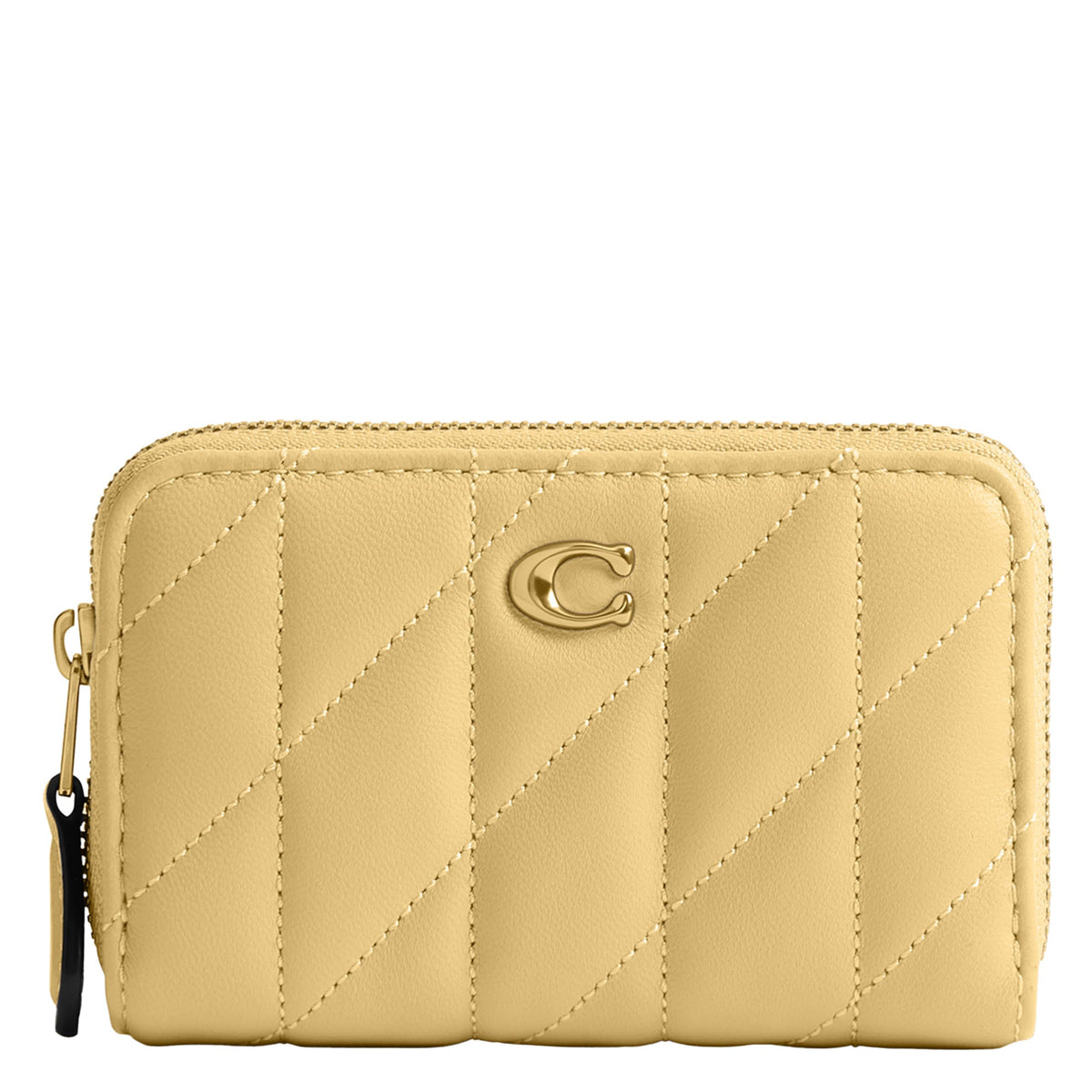 Coach Women's Crystal Signature Jacquard Essential Small Card Case, Mushroom, One Size