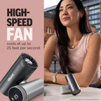 Shark ChillPill 3-in-1 Fan, Mist and Cooling Plate, Iced Latte, FA022BR