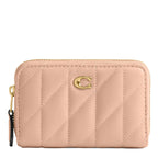 Coach Women's Crystal Signature Jacquard Essential Small Card Case, Mushroom, One Size