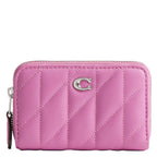 Coach Women's Crystal Signature Jacquard Essential Small Card Case, Mushroom, One Size