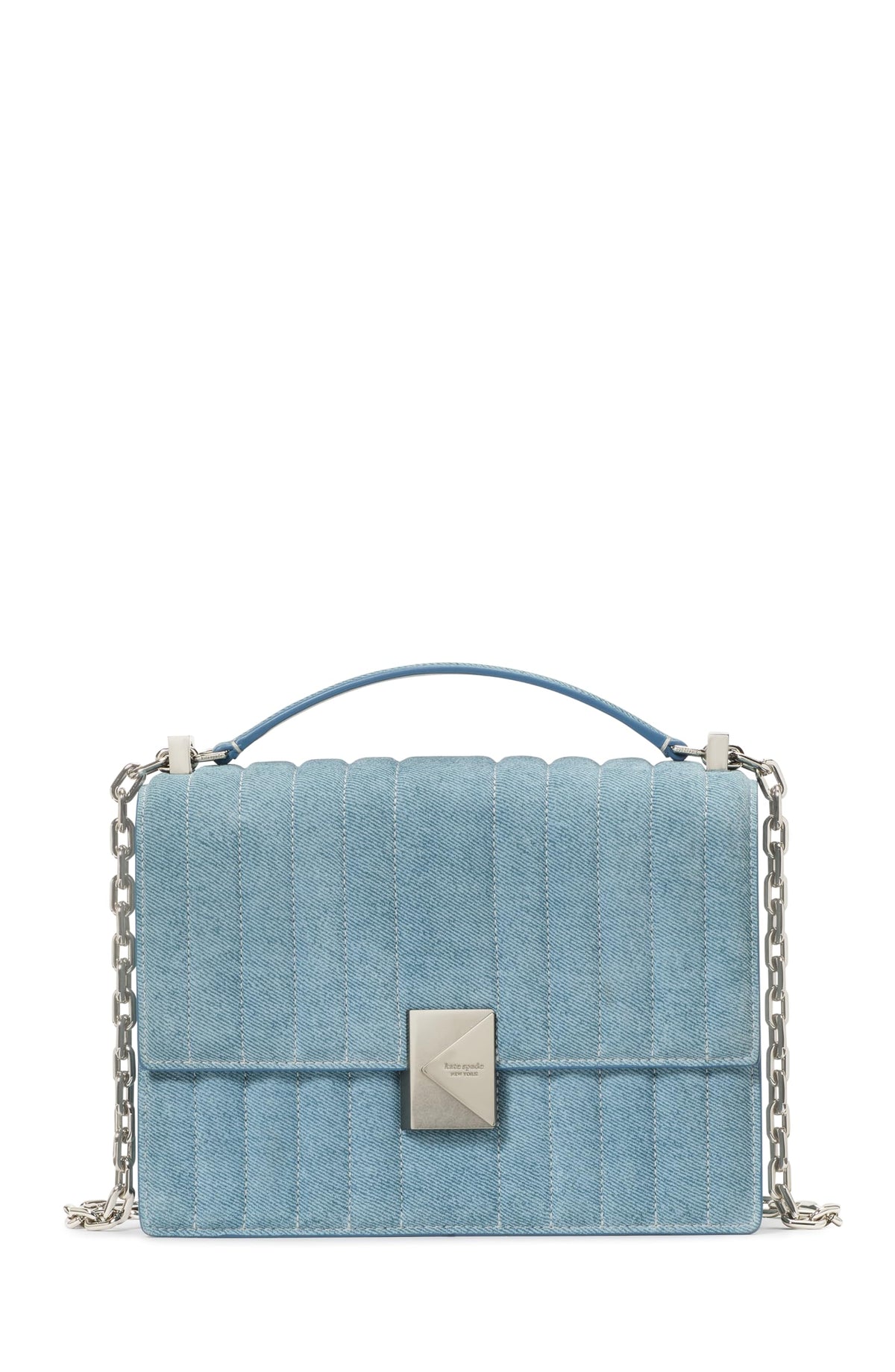 kate spade new york Women's Deco Leather Flap Chain Crossbody