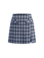 CIDER Mini Skirt High Waist Split Party Basic A Line Skirt