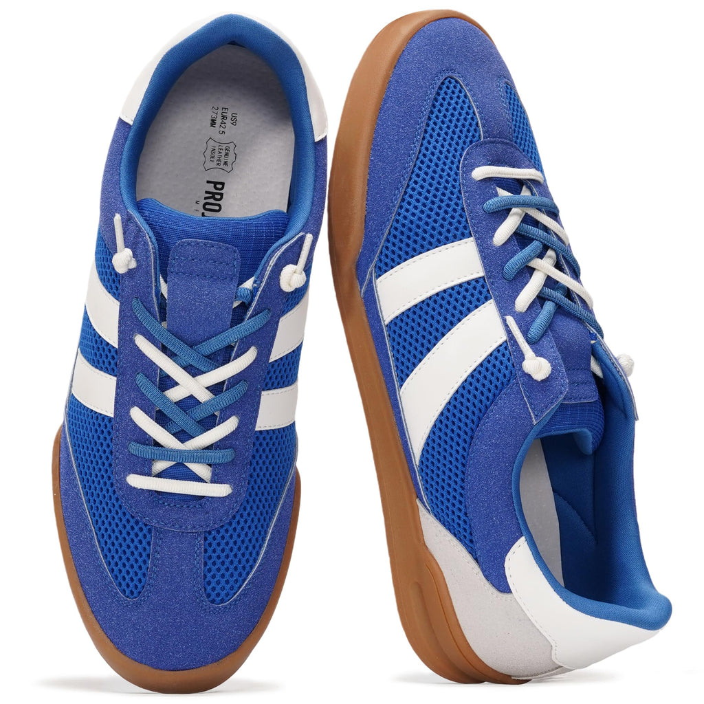 Project Cloud 100% Genuine Leather Sneakers for Men Easy Slip-on Mens Shoes