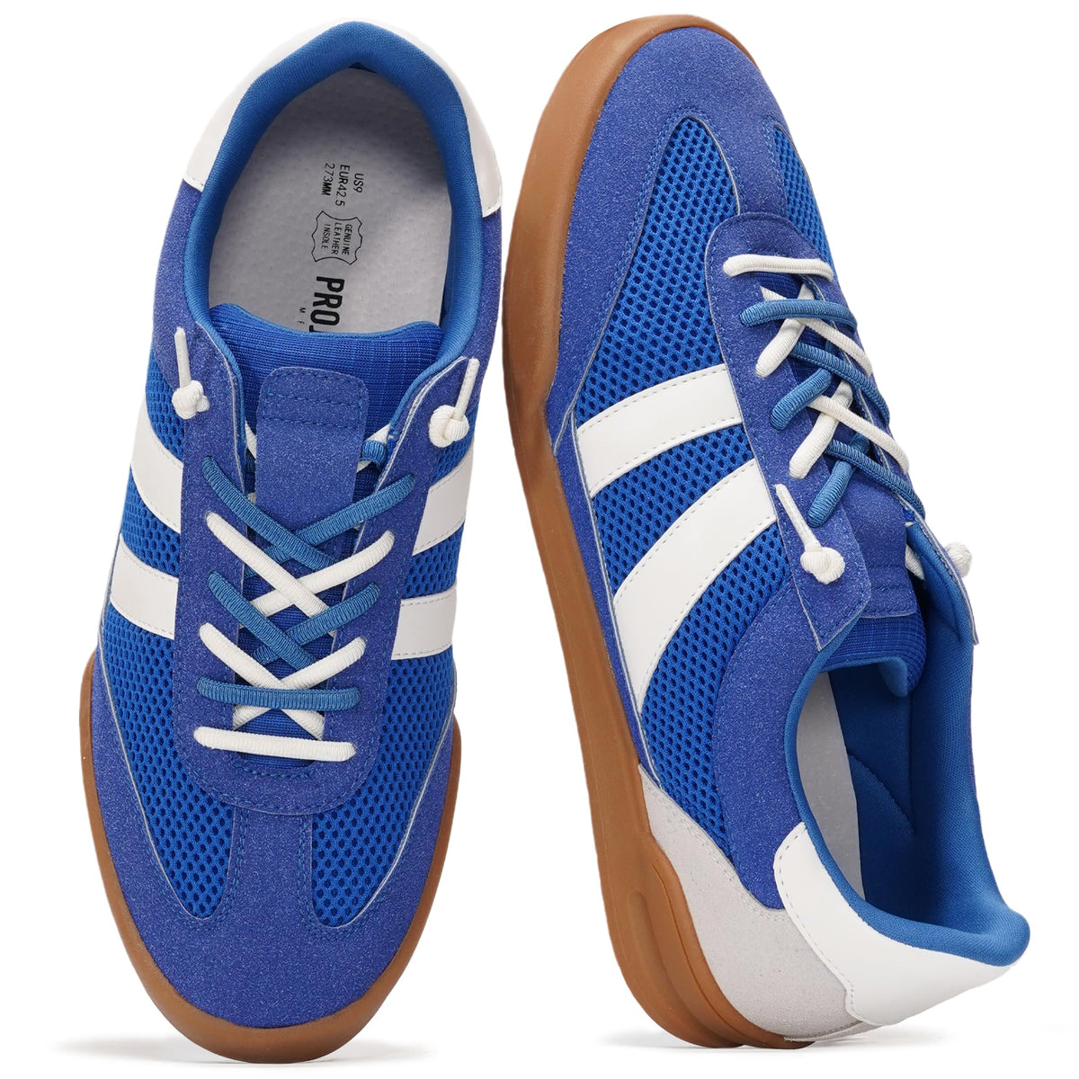 Project Cloud 100% Genuine Leather Sneakers for Men Easy Slip-on Mens Shoes