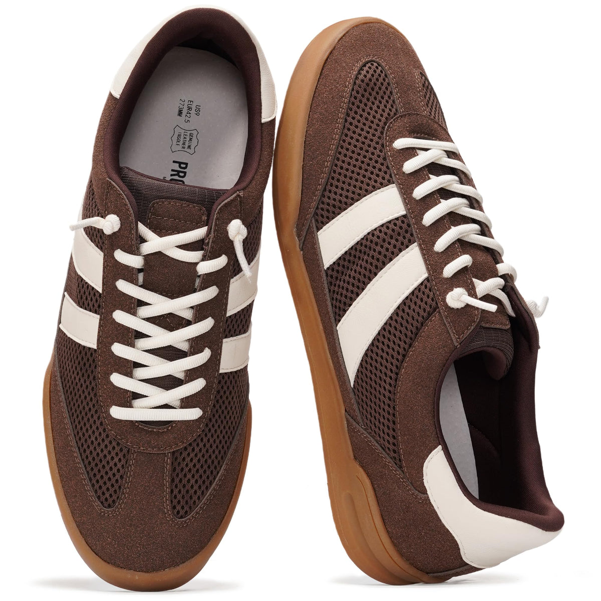 Project Cloud 100% Genuine Leather Sneakers for Men Easy Slip-on Mens Shoes