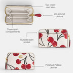 Coach Women's Crystal Signature Jacquard Essential Small Card Case, Mushroom, One Size