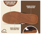 Project Cloud 100% Genuine Leather Sneakers for Men Easy Slip-on Mens Shoes