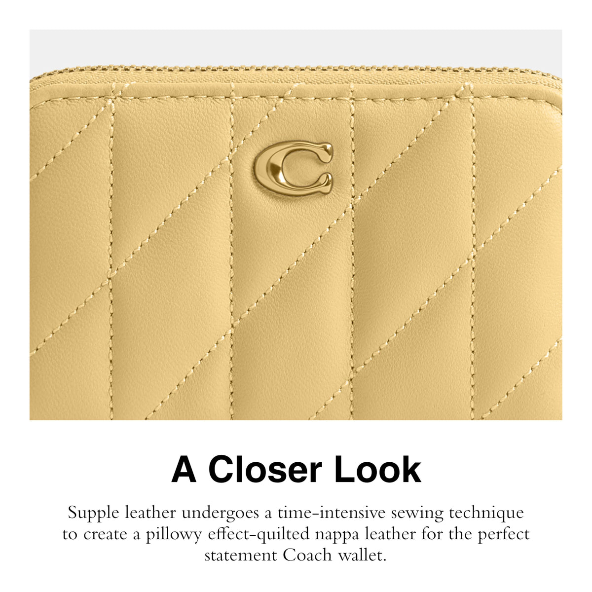 Coach Women's Crystal Signature Jacquard Essential Small Card Case, Mushroom, One Size