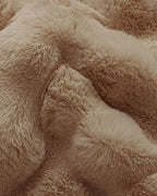 Cozy Earth Bubble Cuddle Blanket, Faux Fur Ultra-Soft Luxury Throw Blanket