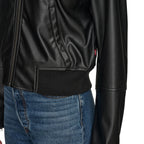 Levi's Women's Faux Leather Bomber With Laydown Collar