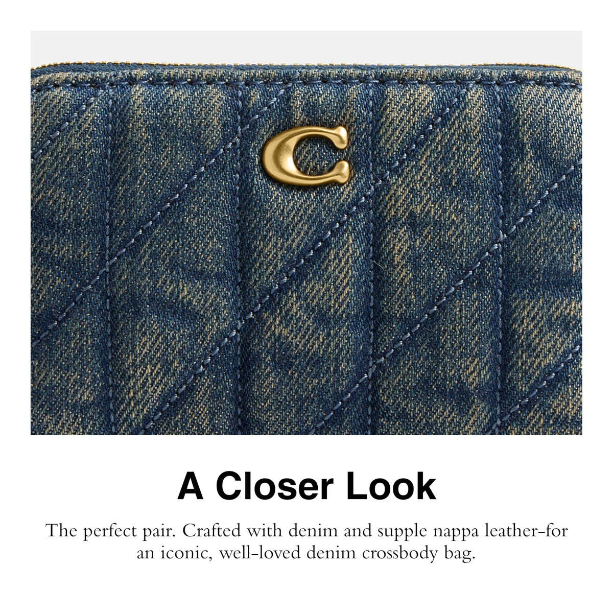 Coach Women's Crystal Signature Jacquard Essential Small Card Case, Mushroom, One Size